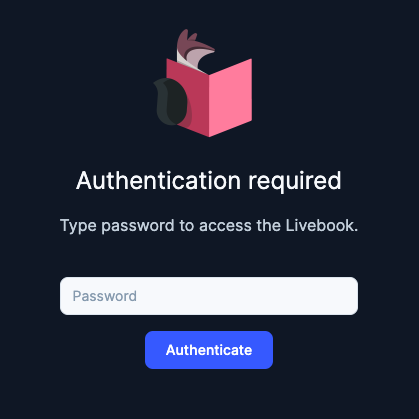 livebook auth